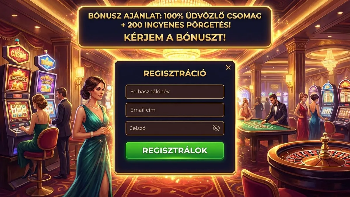 Regisztráció bónusszal