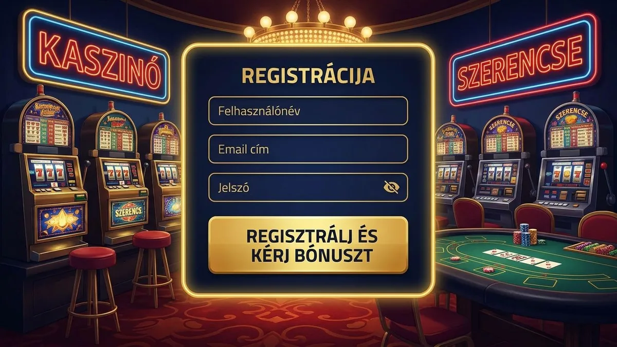 Regisztráció bónusszal